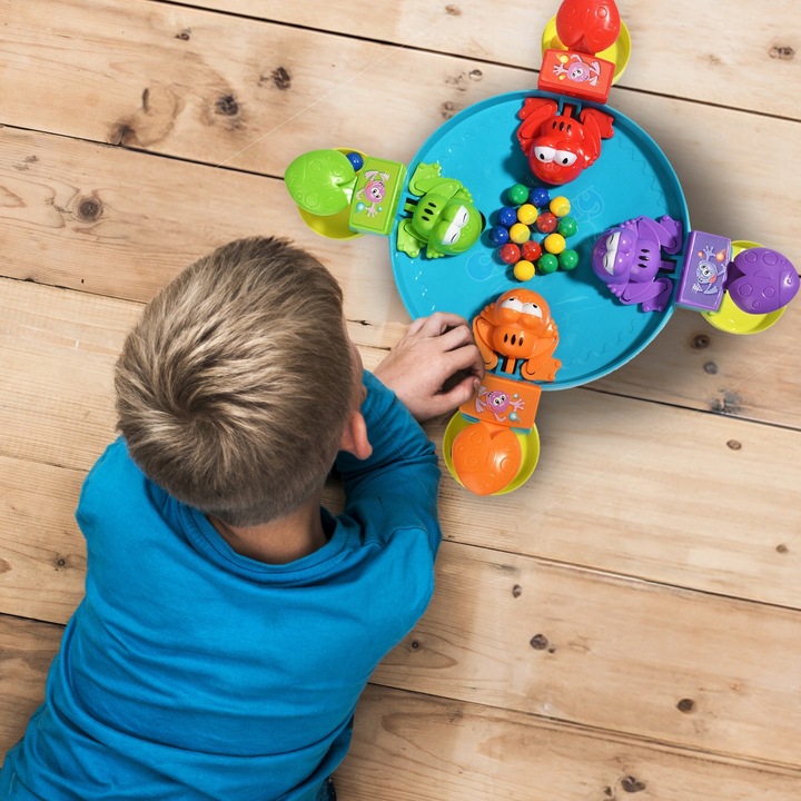 GRA ZRĘCZNOŚCIOWA GŁODNE ŻABKI KARMIENIE GŁODNYCH ŻABEK GRA DLA 2-4 OSÓB