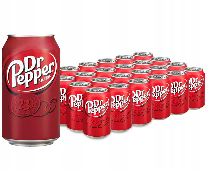 24 x Dr Pepper Napój gazowany 330 ml