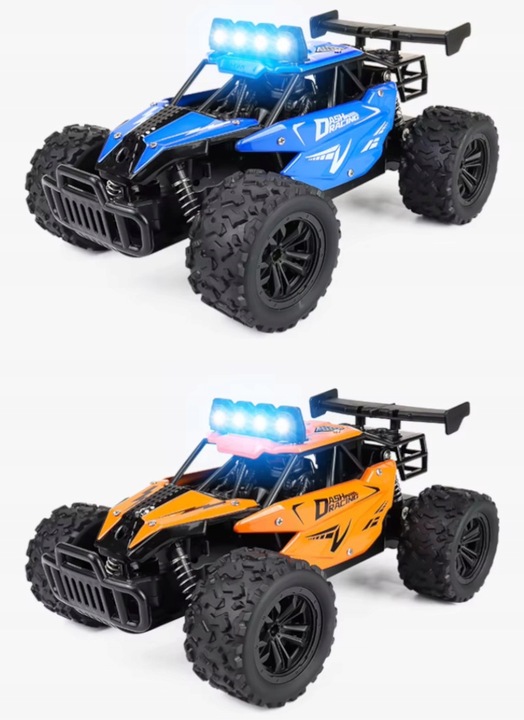 SAMOCHÓD ZDALNIE STEROWANY AUTO TERENOWE RC AUTKO PILOT LED ZABAWKA PREZENT