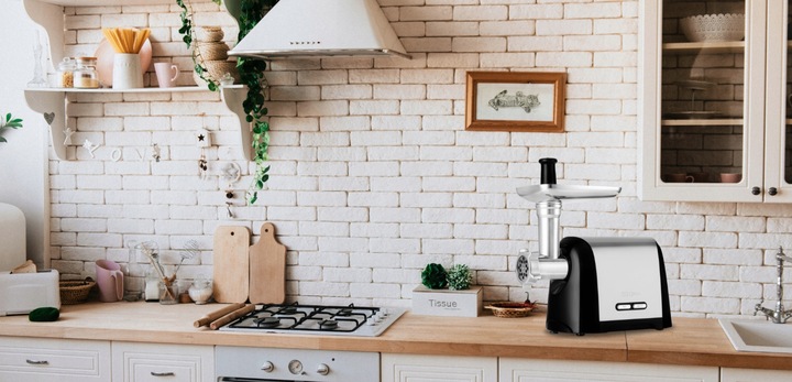 Maszynka do mielenia mięsa ZEEGMA szatkownica nadziewarka kiełbasy 3 sita