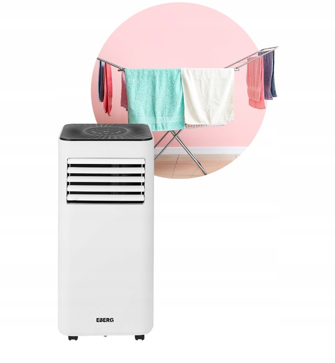 Klimatyzator przenośny MIRU PRO 2,6kW osuszacz 24l/24h WiFi + ClimaLock