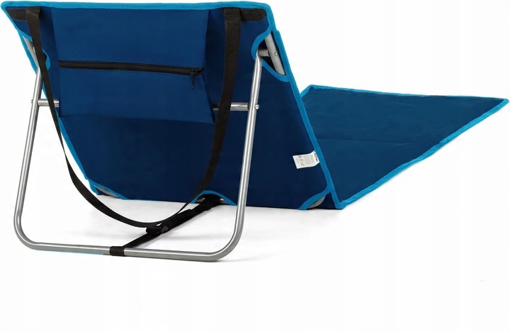 MATA PLAŻOWA Z OPARCIEM SKŁADANA REGULOWANY LEŻAK PLAŻOWY OUTTEC