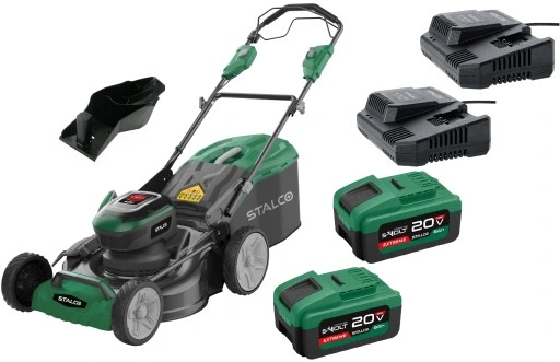 STALCO Kosiarka akumulatorowa z napędem 2x AKU 8Ah