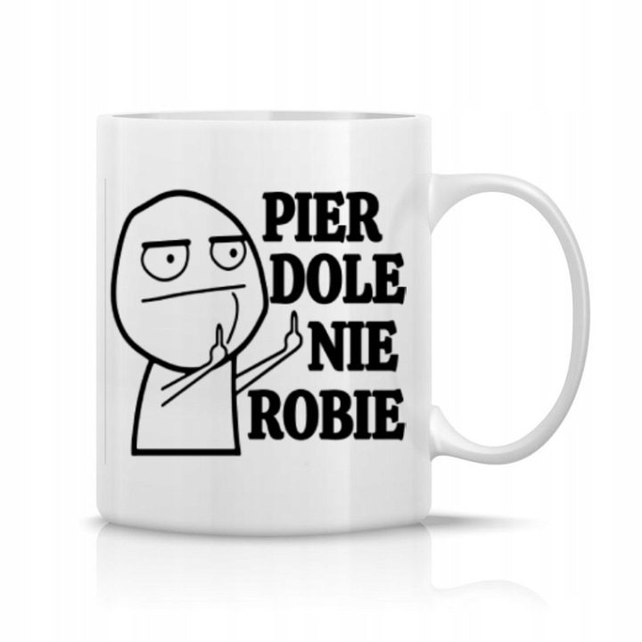 KUBEK PREZENT URODZINY DO PRACY ZABAWNE ŚMIESZNE DO KAWY BEZ CENZURY 330ml