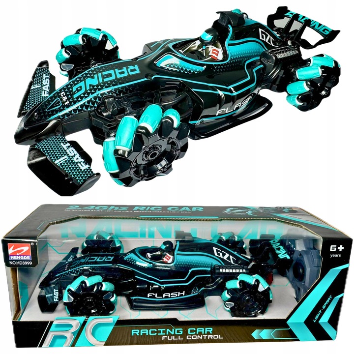 SAMOCHÓD ZDALNIE STEROWANY DUŻY AUTO PILOT RC + ZEGAREK STERUJĄCY DRIFT 4x4