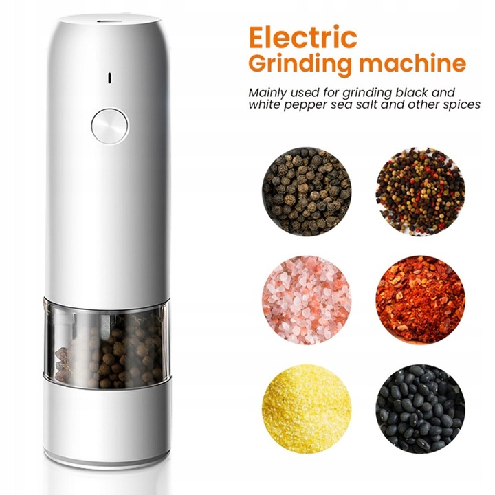 DO PIEPRZU SOLI PRZYPRAW USB MŁYNEK ELEKTRYCZNY