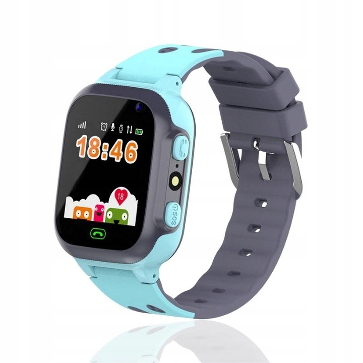 B SMARTWATCH DLA DZIECI ZEGAREK LOKALIZATOR SOS GPS APARAT SIM GRY +GRATIS