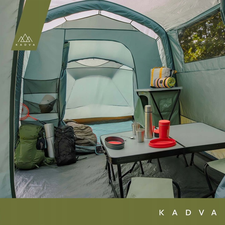 Krzesło turystyczne KADVA CAMPchair 3.0 zielony OS Aluminiowa Rama