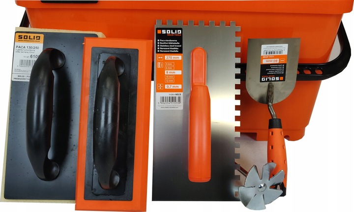 SOLID WIADRO GLAZURNICZE DO FUGOWANIA 20L ZESTAW L