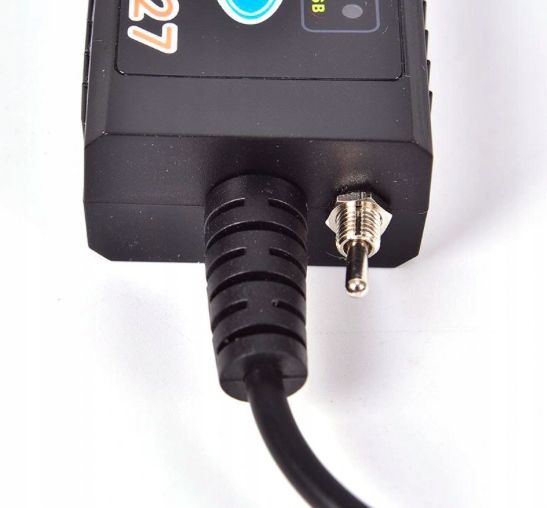 KABEL interfejs diagnostyczny ELM327 FORSCAN FORD MAZDA ELMCONFIG przełączn