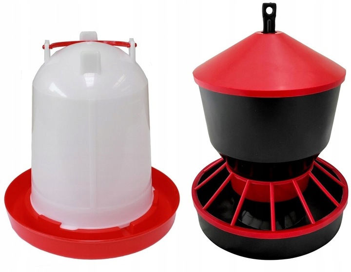 POIDŁO KARMNIK DLA DROBIU KUR GĘSI KACZEK 6L 6KG