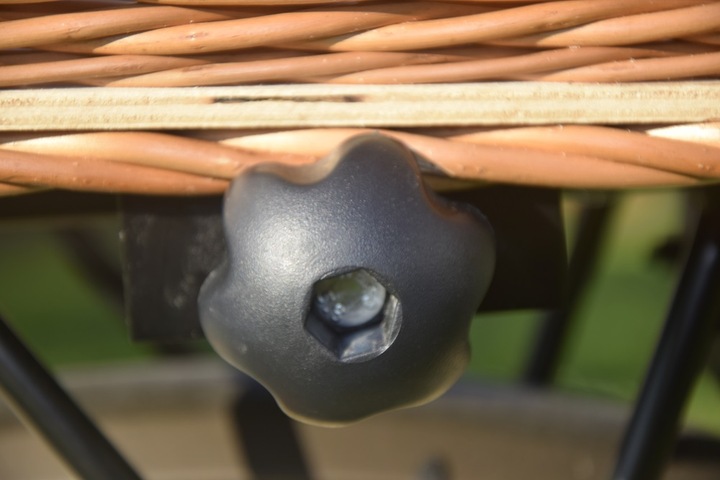 Koszyk TRANSPORTER z wikliny na rower Kosz MIX