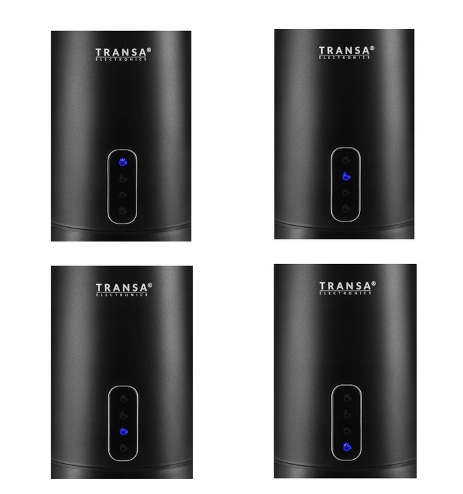 Spieniacz do mleka Podgrzewacz CZARNY 4 TRYBY 2 MIESZADŁA TRANSA 500W