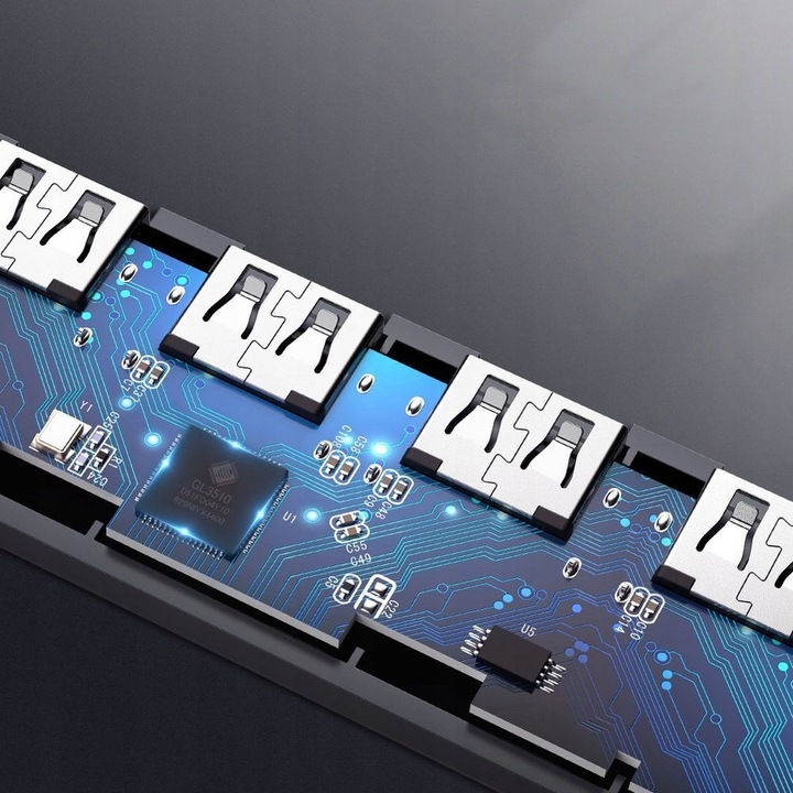UGREEN ADAPTER HUB ROZDZIELACZ 4x USB 3.2 DO KOMPUTERA TRANSFER DO 5Gbps