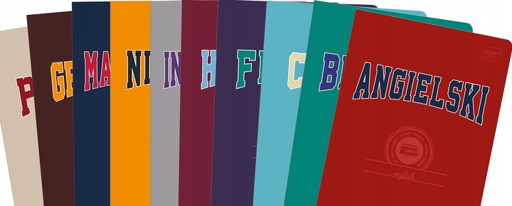 ZESTAW 10 ZESZYTÓW TEMATYCZNYCH PRZEDMIOTOWYCH ZE ŚCIĄGĄ 60k A5 INTERDRUK