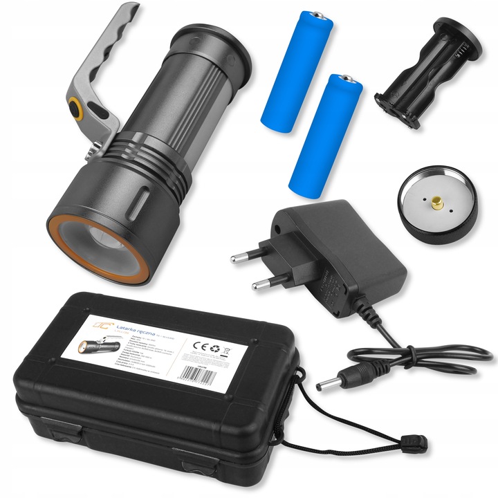 MOCNA AKUMULATOROWA LATARKA REFLEKTOR SZPERACZ