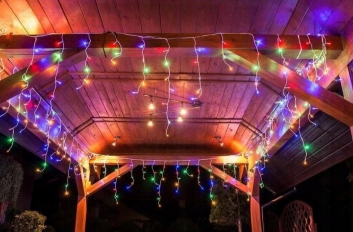 SOPLE FLASH 500 LED ZEWNĘTRZNE MULTIKOLOR KOLOROWE lampki z Flashem