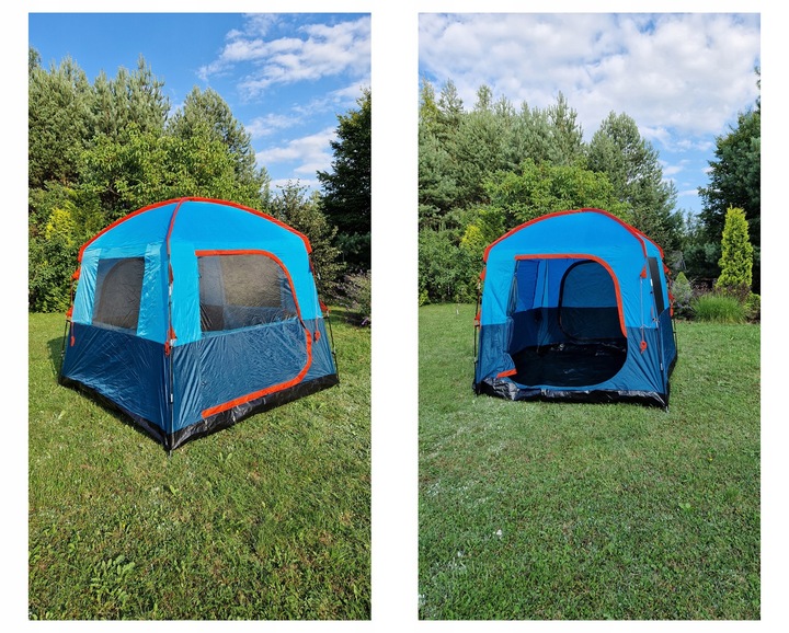 Przedsionek kempingowy NAMIOT wysoki dostawka przyczepy kampera 2,5m 6os