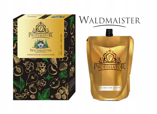 Bezalkoholowy koncentrat ziołowo-owocowy WALDMAISTER PROFIMATOR box 9x300ml