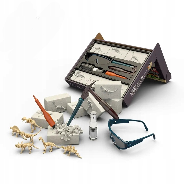 Wykopaliska Dinozaurów 6w1 Skamieniałości