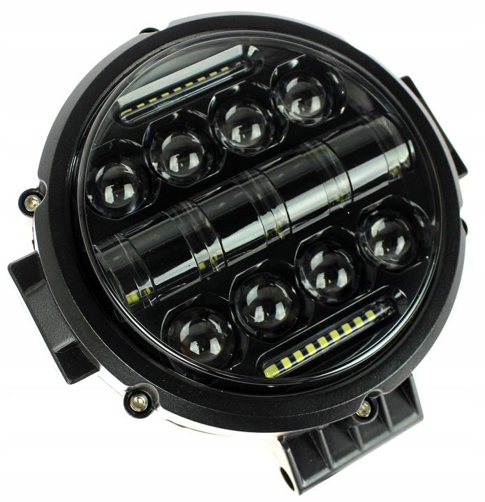 LAMPA ROBOCZA DROGOWA LED REFLEKTOR DRL 2w1 80W HALOGEN 12V 24V