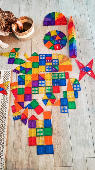 Klocki magnetyczne Inventive Pack Intense 110 Cleverclixx zestaw startowy