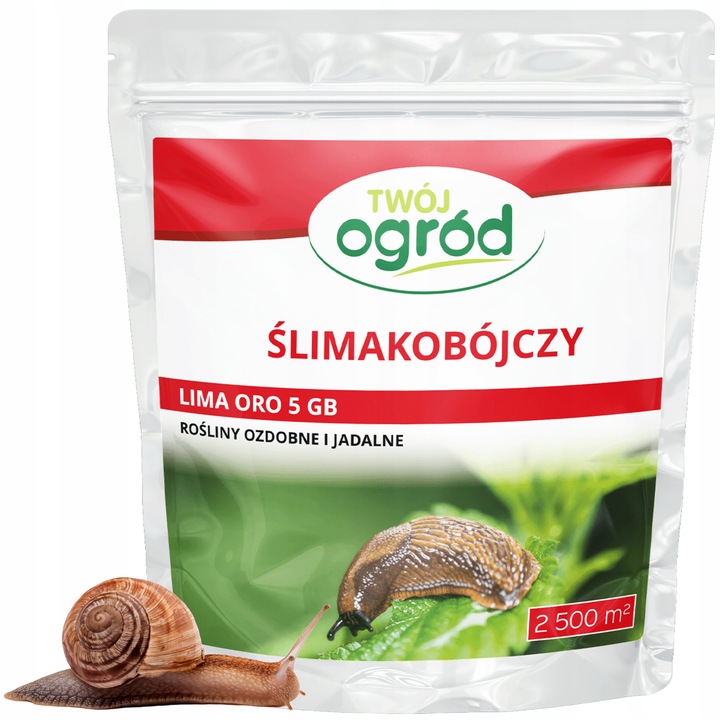 TRUTKA NA ŚLIMAKI ŚRODEK NA ŚLIMAKI 1KG GRANULAT LIMA ORO 5GB