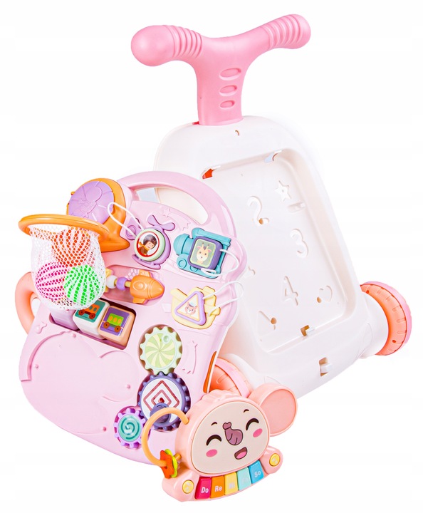 CHODZIK PCHACZ INTERAKTYWNY STOLIK EDUKACYJNY Jeździk Grający DLA DZIECI