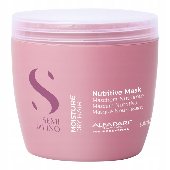 ALFAPARF SEMIdiLINO MOISTURE NUTRITIVE Maska nawilżająca włosów suchych 500