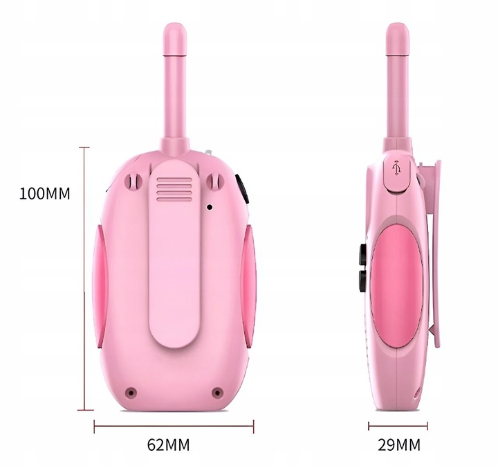 Walkie Talkie dla Dzieci Krótkofalówki Zestaw 2 szt. Zasięg Duży Łoki Toki