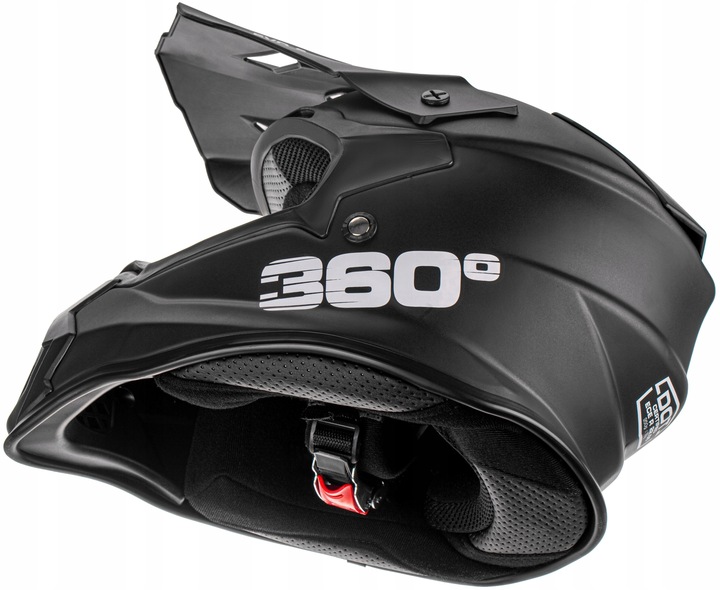 KASK MOTOCYKLOWY CROSS ENDURO ATV MTB NA QUADA HOMOLOGACJA 360° EVO2 XXS