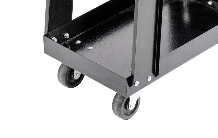 Wózek spawalniczy DEDRA do spawarki Półka na butle Stabilny Mobilny 4 półki