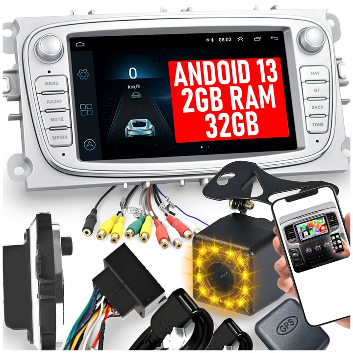 RADIO SAMOCHODOWE do FORD MONDEO MK4 FOCUS MK2 MK3 GALAXY S-MAX ANDROID GPS