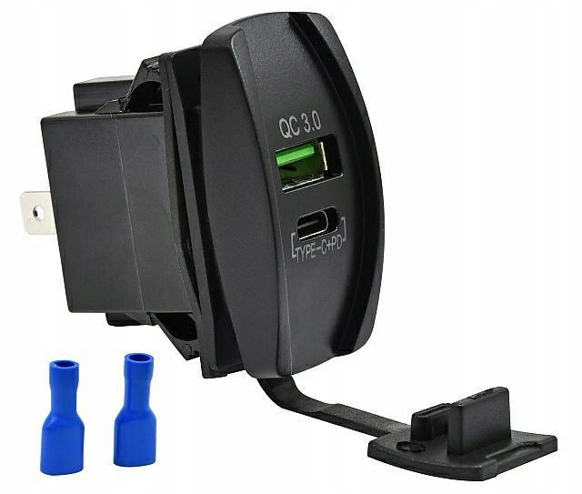 ROZGAŁĘZIACZ ŁADOWARKA HERON 2xUSB