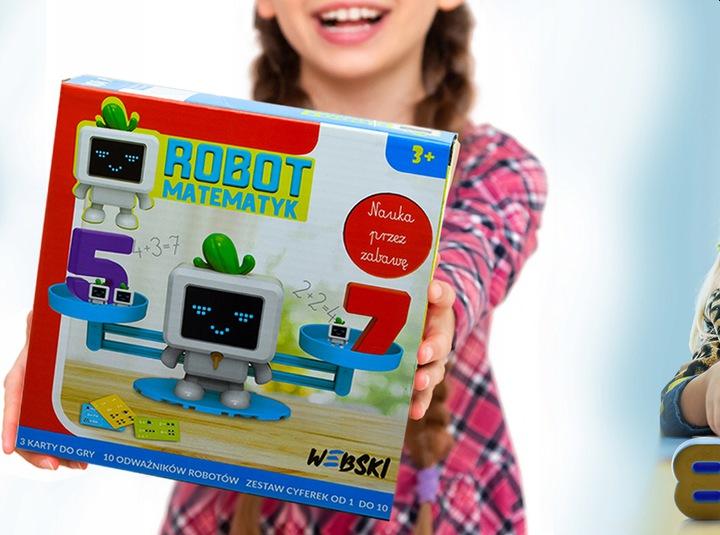 Prezent Pod Choinkę Gra Liczbowa Edukacyjna Robot