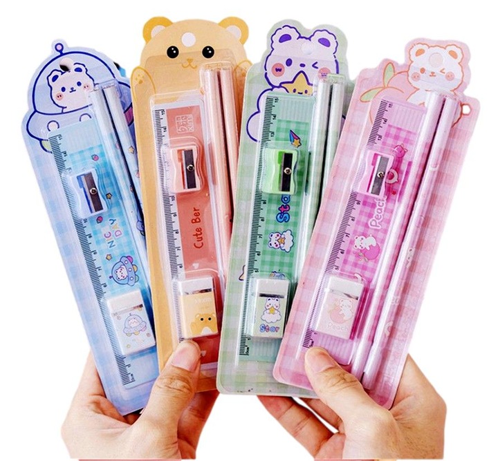 DUŻY PIÓRNIK PODWÓJNY DO SZKOŁY JEDNOROŻEC DŁUGOPI