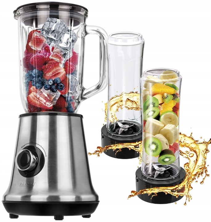 Blender kielichowy MPM MBL-15M +2 BUTELKI SMOOTHIE