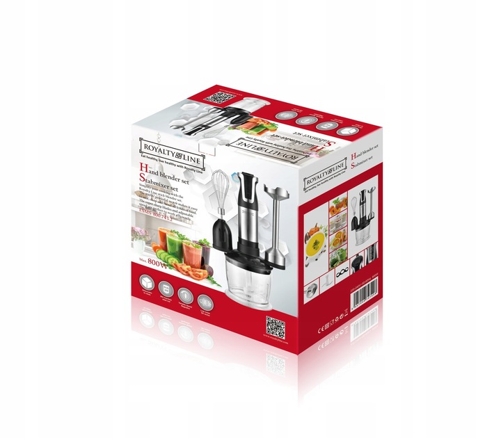 BLENDER RĘCZNY MIKSER WIELOFUNKCYJNY ZESTAW TURBO