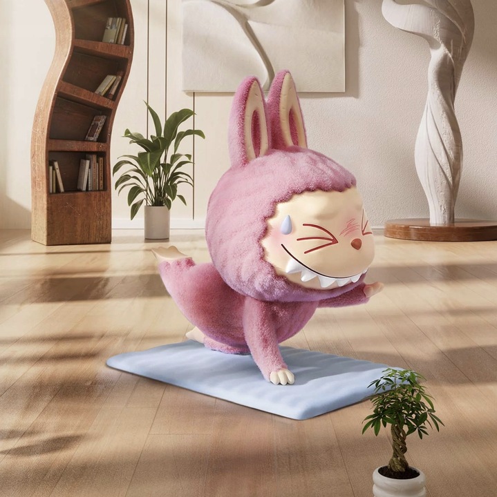 ORYGINALNE Labubu The Monsters LAZY YOGA Seria Figurek (BLINDBOX) Figurka