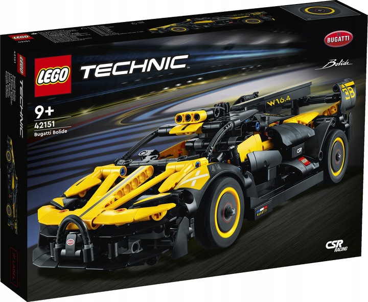 LEGO TECHNIC 42151 SAMOCHÓD WYŚCIGOWY BOLID BUGATTI AUTO SPORTOWE SPEED
