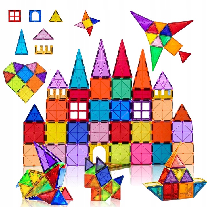 BEZPIECZNE KLOCKI MAGNETYCZNE DLA DZIECI