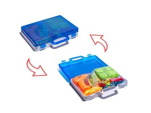 ZABAWKA KLOCKI KONSTRUKCYJNE W WALIZCE 237EL. ZESTAW DIY WKRĘTARKA EDUKACJA