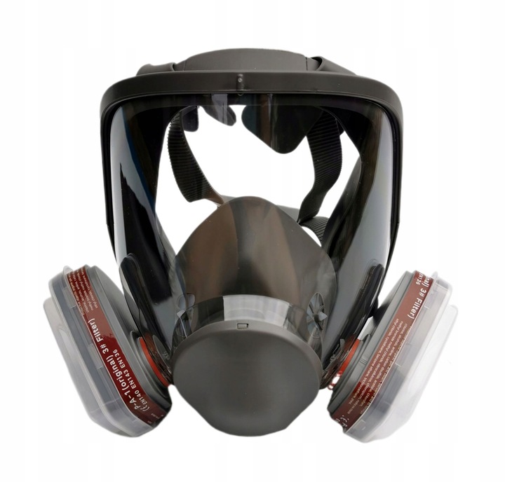 MASKA LAKIERNICZA PEŁNOTWARZOWA TYPu 3M 6800 GAZOWA CHEMICZNA FILTRY x10