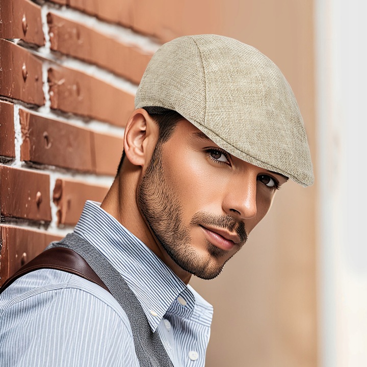 2 PAK Męski Kaszkiet Casual Oddychająca czapka gazeciarza Beret one size