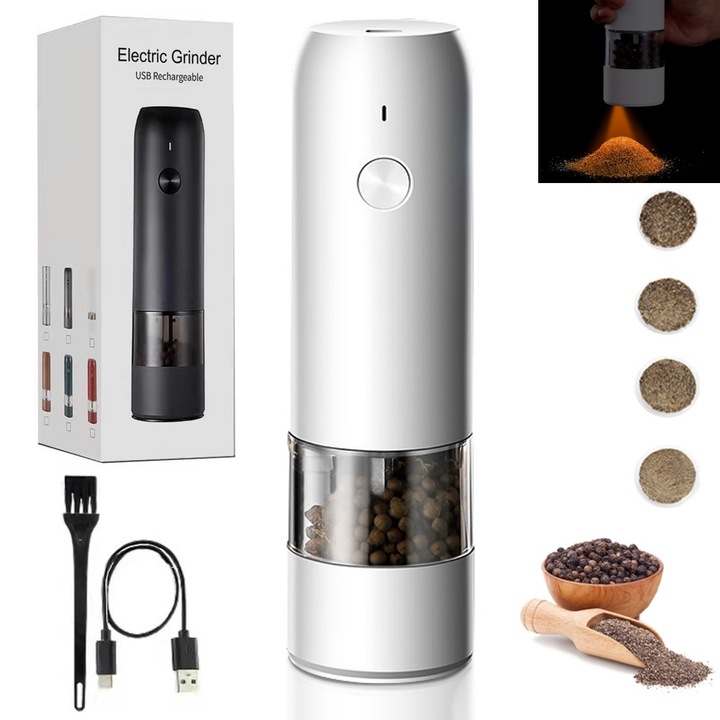 DO PIEPRZU SOLI PRZYPRAW USB MŁYNEK ELEKTRYCZNY