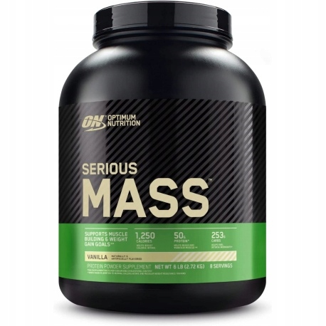 GAINER SERIOUS MASS OPTIMUM NUTRITION 2730g | Ciasteczkowy Ciastko z kremem