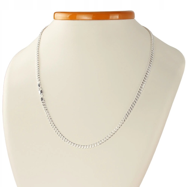 Srebrny Łańcuszek Męski SREBRO pr.925 WŁOSKI 3mm Łańcuch Diamentowany