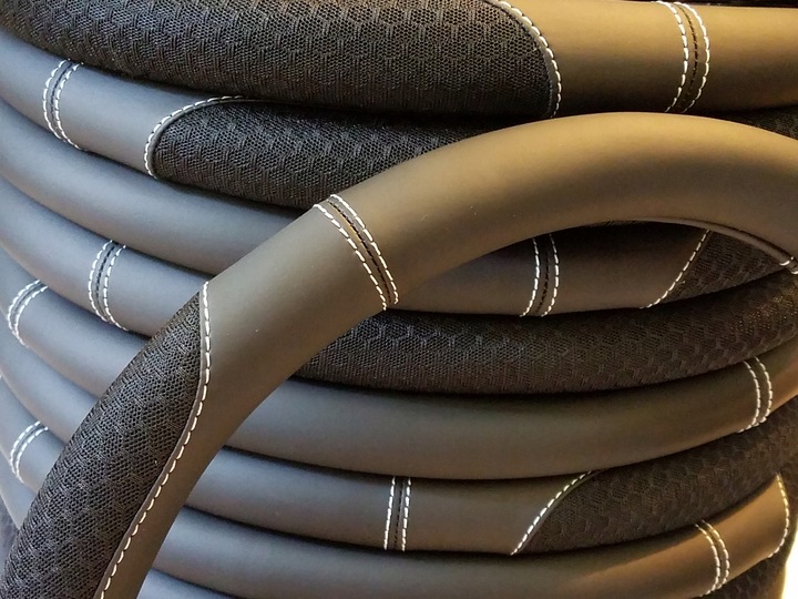 VW Passat B5 B6 B7 Golf 4 5 6 7 Tiguan Touran skóra materiał na kierownice