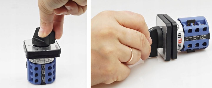 ŁĄCZNIK KRZYWKOWY L-0-P 16A 3P LEWO PRAWO TABLICOWY 3F IP65