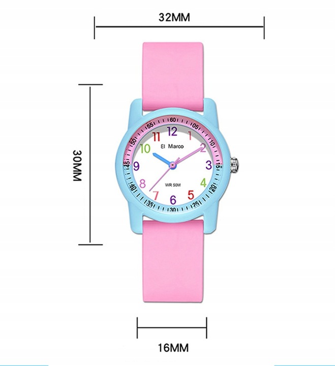 Zegarek Analogowe dla Dzieci w 4+ lat Wodoodporny